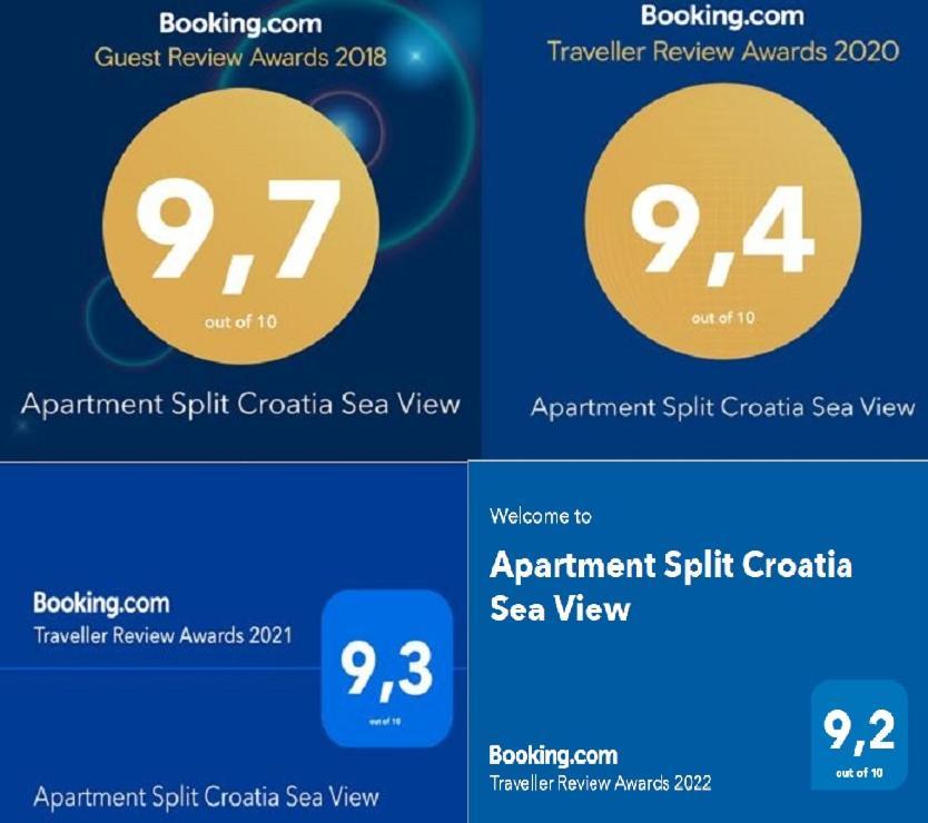 Apartment Split Croatia Sea View المظهر الخارجي الصورة